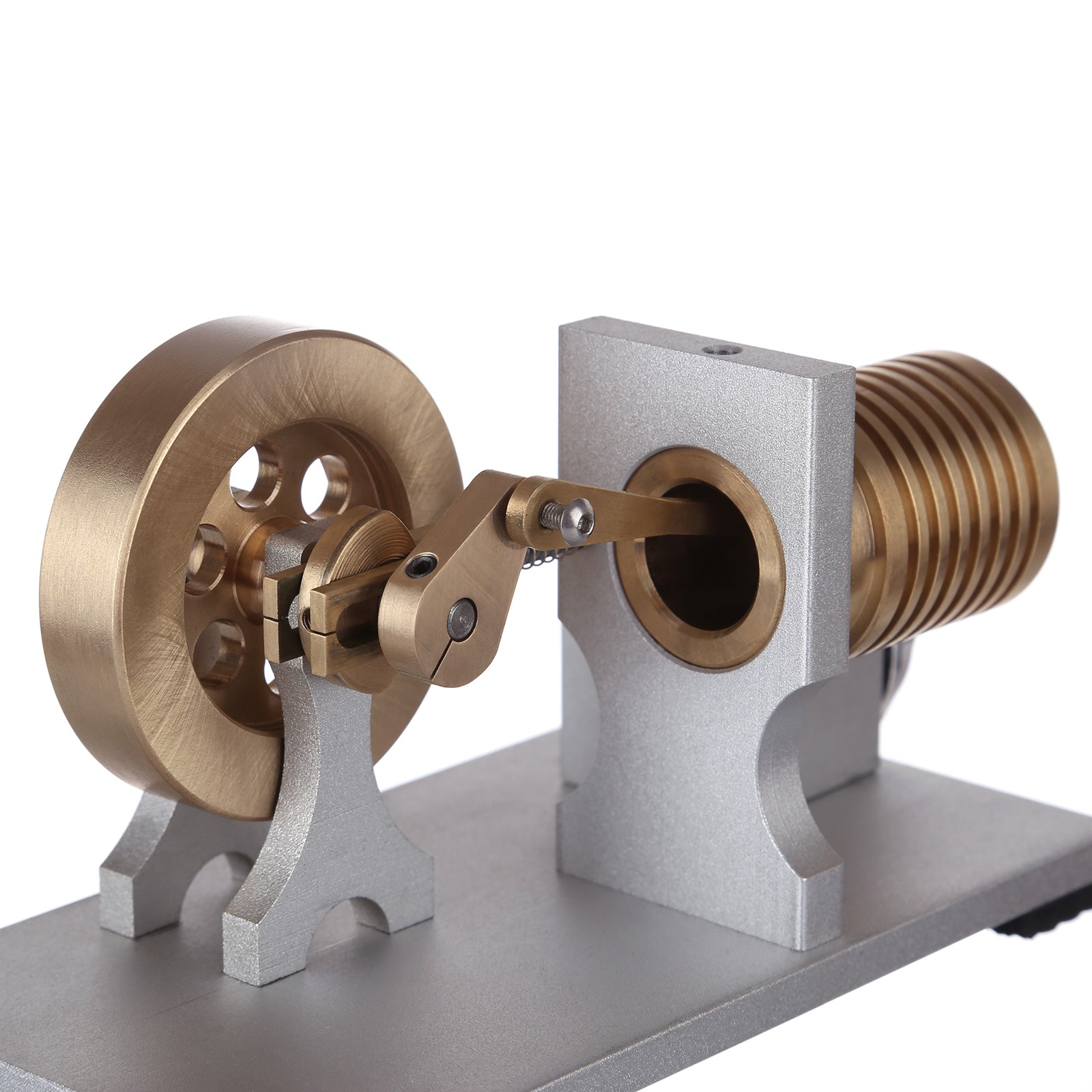 Single Cylinder Stirling Engine Model Flame Licker Eater Engine Vacuum Stirling Engine Model with Double Bearing Support - Enginediy  Customized - enginediy