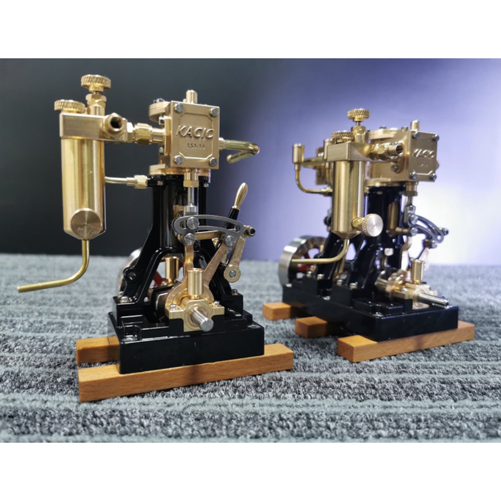 KACIO LS1-14 Single Cylinder Reciprocating Steam Engine Model for Model Ship Model Boat Above 60cm