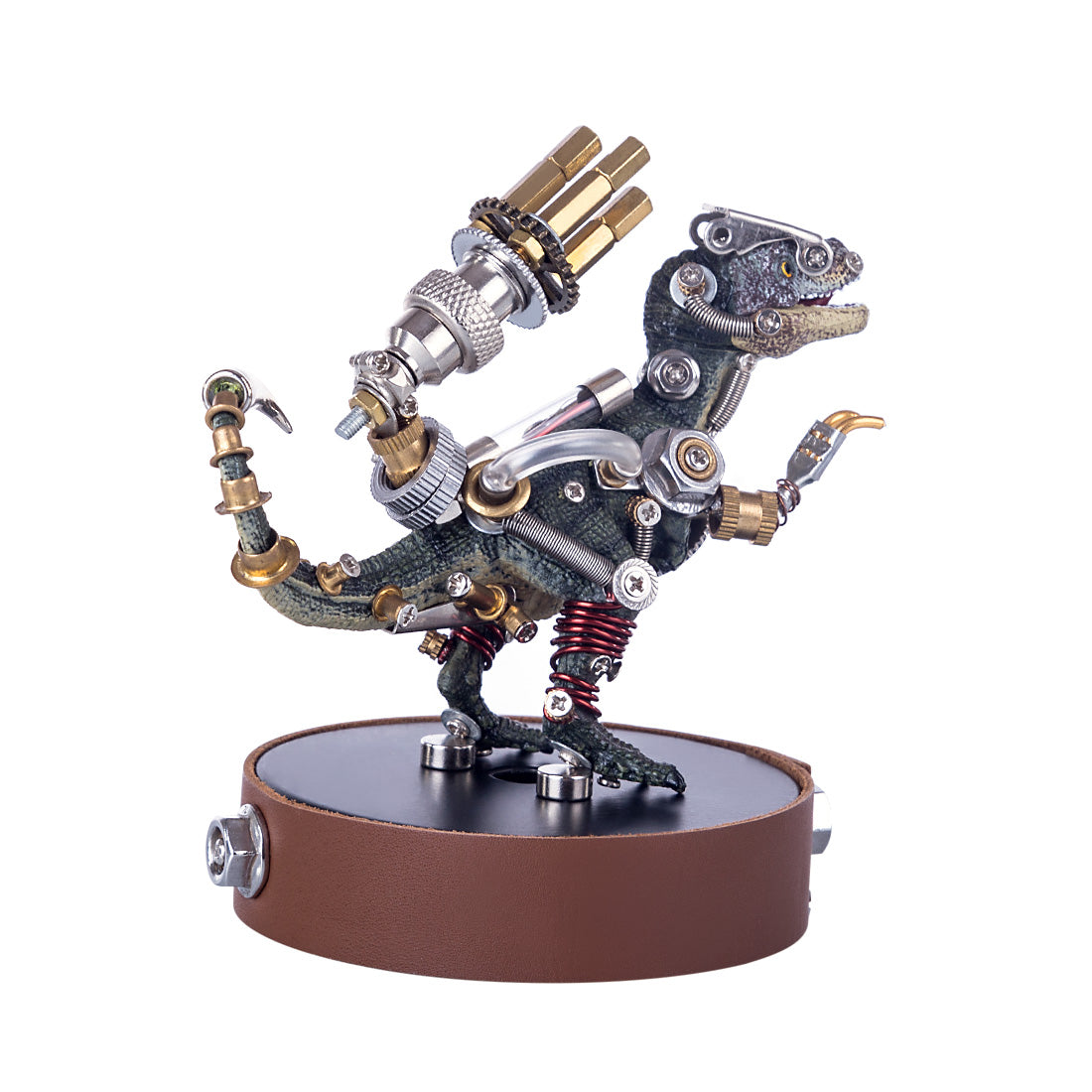 3D Metal Model Kit Mechanical Dinosaur DIY Games Assembly Puzzle Jigsaw Creative Gift - 136Pcs - enginediy