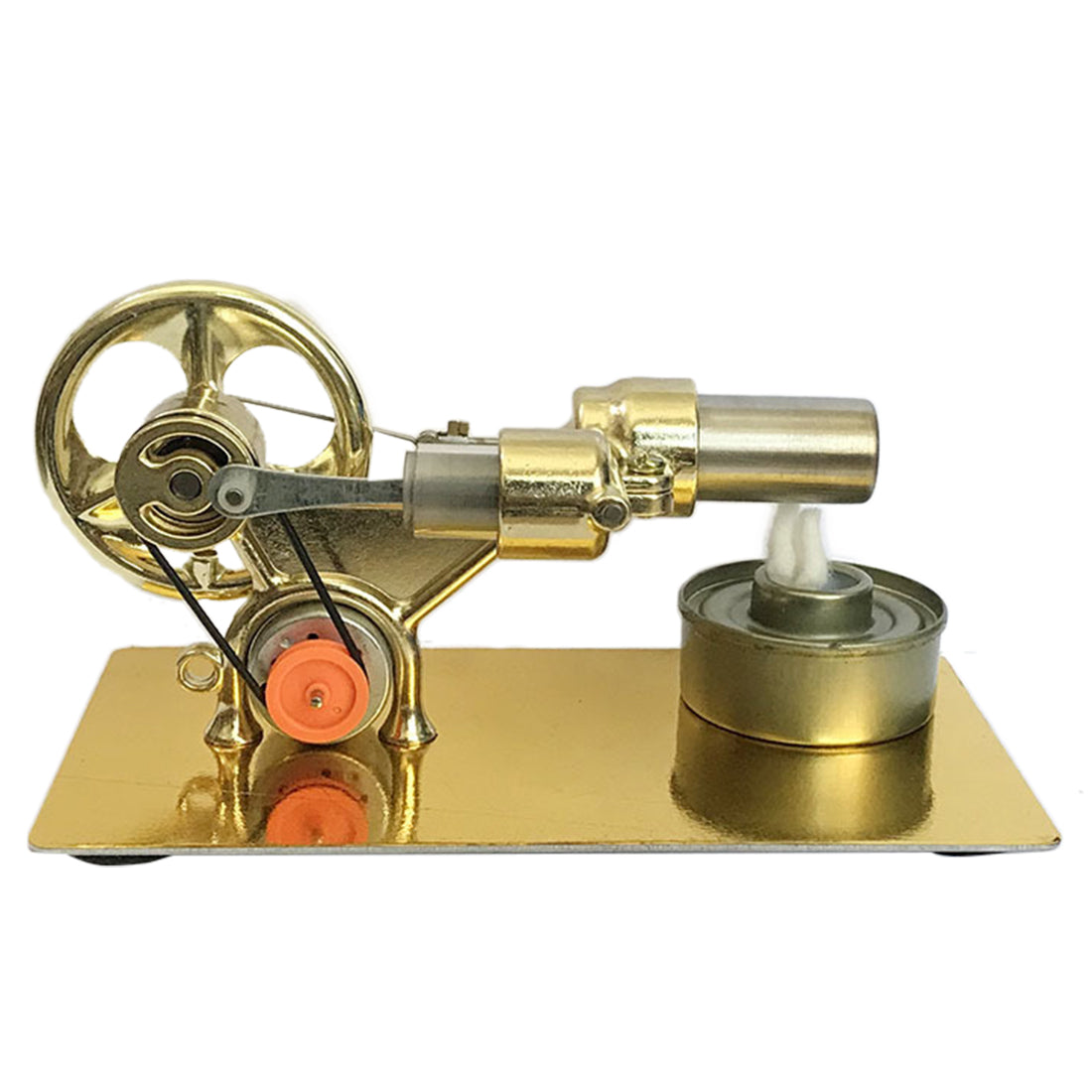 Single Cylinder Stirling Engine Model Kit With LED for Science Experiment - enginediy