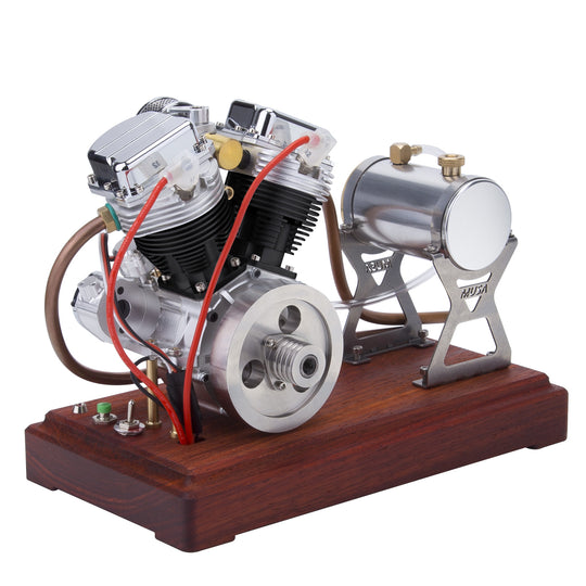 CISON FG-VT9 9cc V2 Engine and Original Parts V-twin 4-Stroke Air-cooled Motorcycle Engine