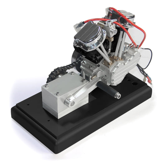 CISON FG-9VT 9cc V-Twin Engine with Upgrade Kick Starter Kit and Base